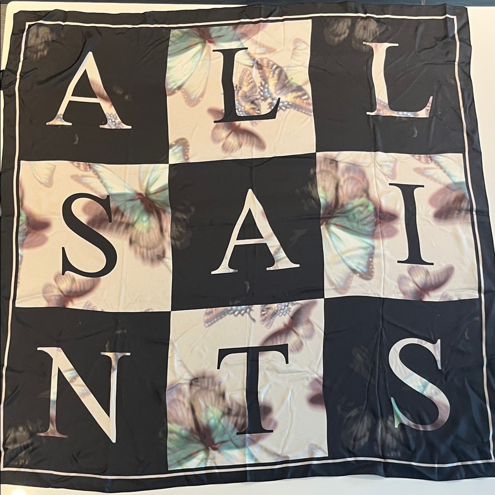All Saints Silk Scarf
